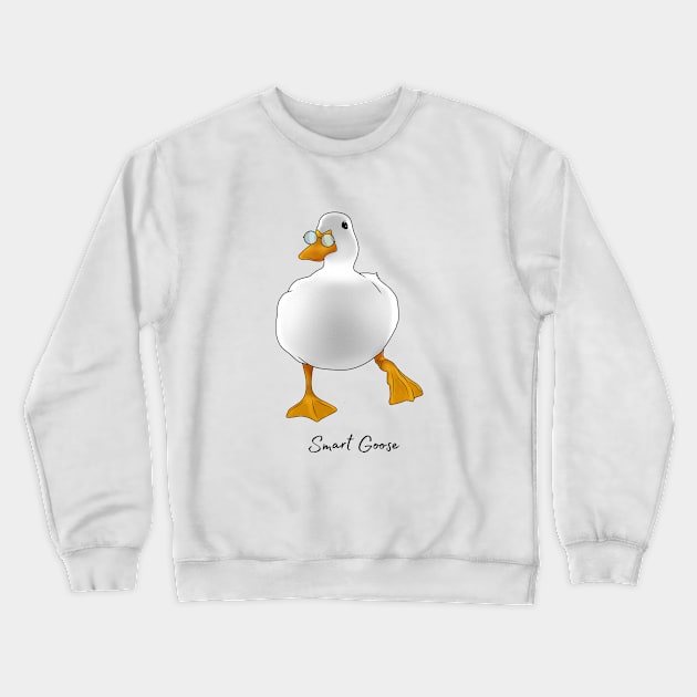 Smart Goose Crewneck Sweatshirt by Kasza89
